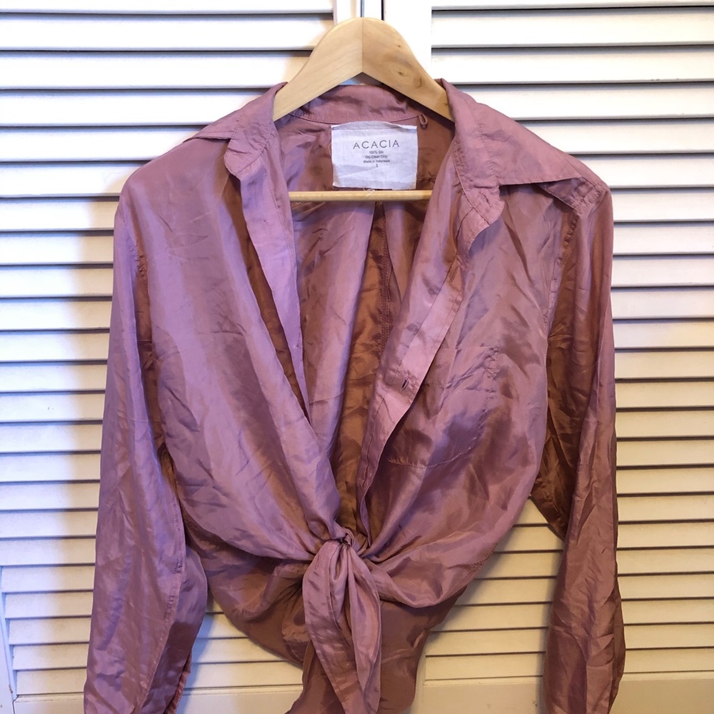 ACACIA Silk Longsleeve Top